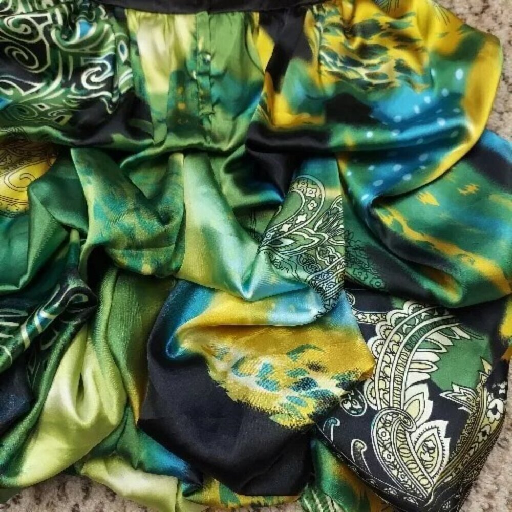 Speechless Mini Strapless Cocktail Dress 5 Womens Black Green Yellow Blue Ruffle - Picture 2 of 15